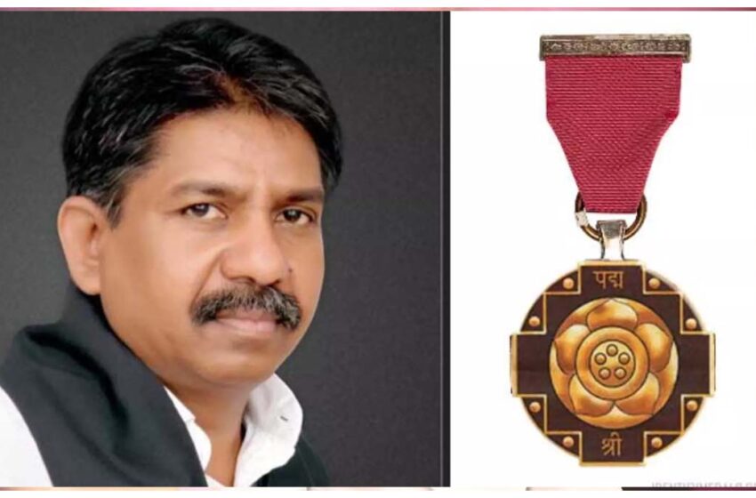 Mandakrishna Madiga was awarded the Padma Shri