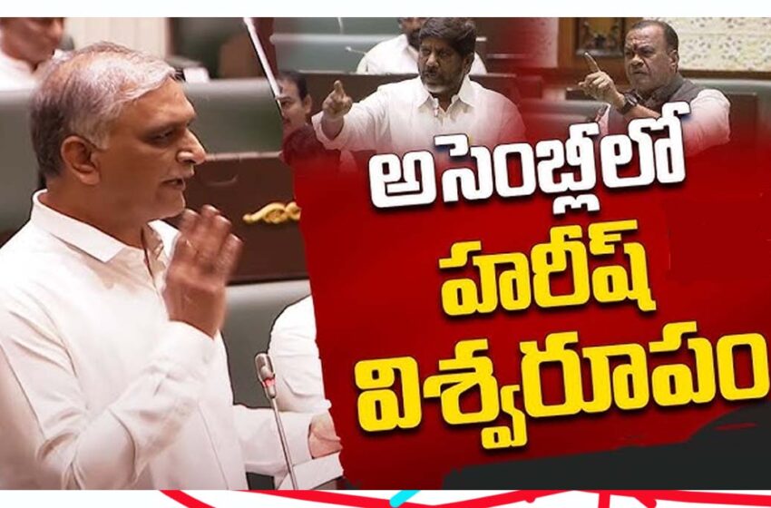  అసెంబ్లీలో హారీష్ రావు ఊచకోత..!